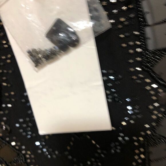 NWT Free People Embellished Speakeasy black mini Dress Size 4 - Picture 8 of 8